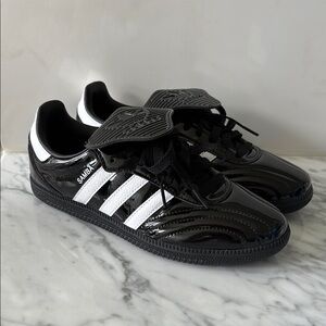 Adidas Samba Long Tongue Black and White Sneakers